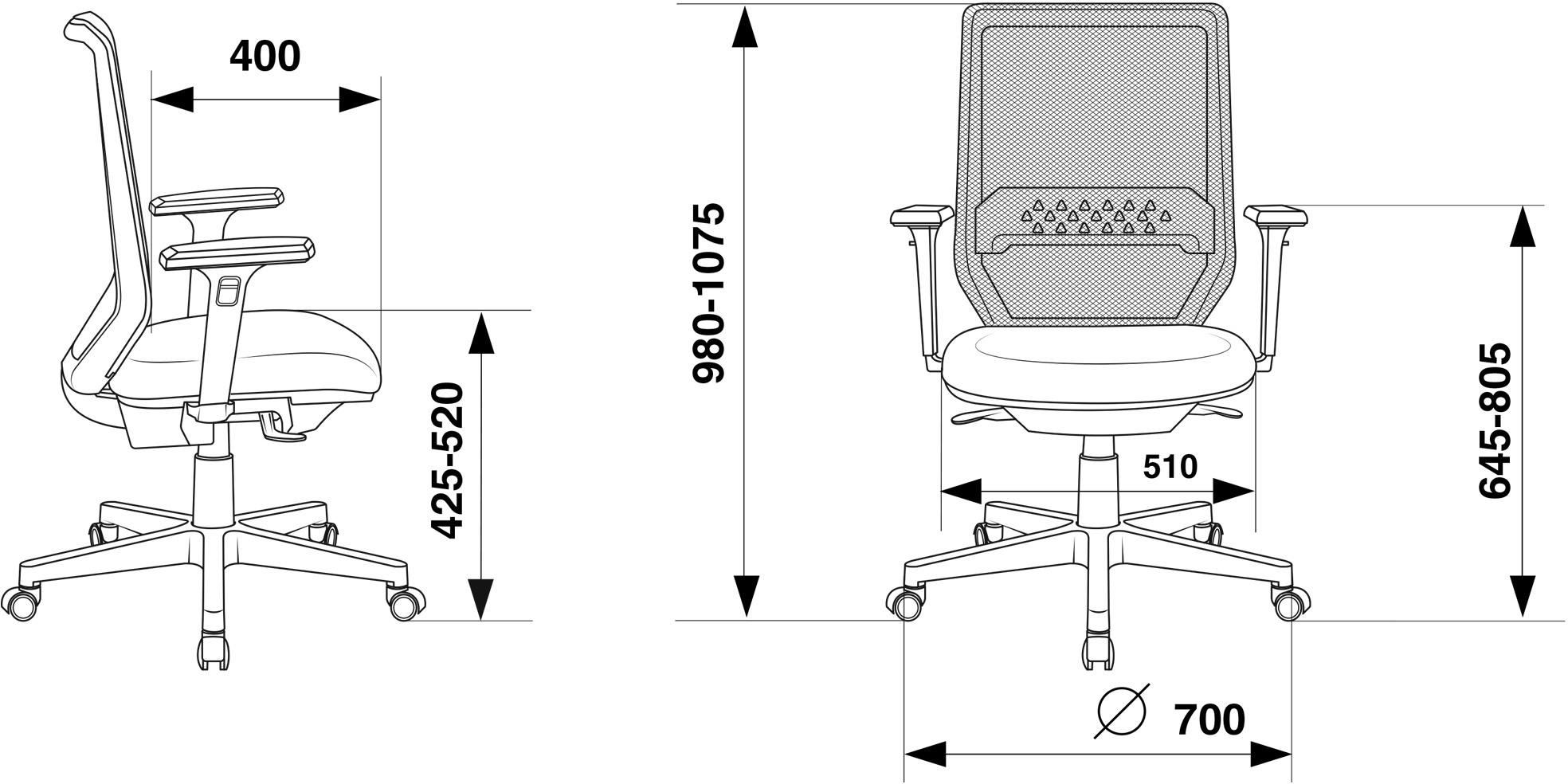 кресло бюрократ mc w611n